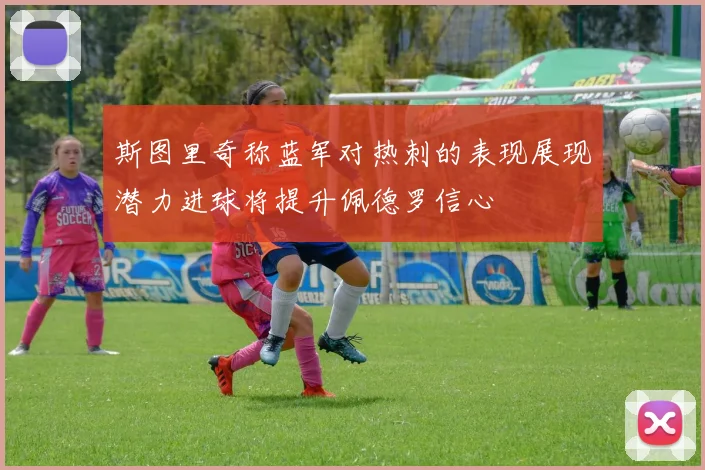 斯图里奇称蓝军对热刺的表现展现潜力进球将提升佩德罗信心